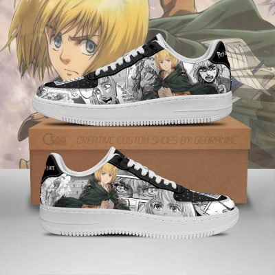 aot armin air force sneakers attack on titan anime shoes mixed manga gearanime - Attack On Titan Merch