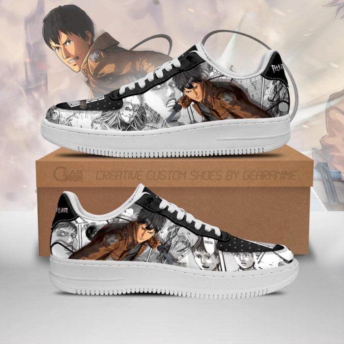 aot bertholdt air force sneakers attack on titan anime shoes mixed manga gearanime - Attack On Titan Merch