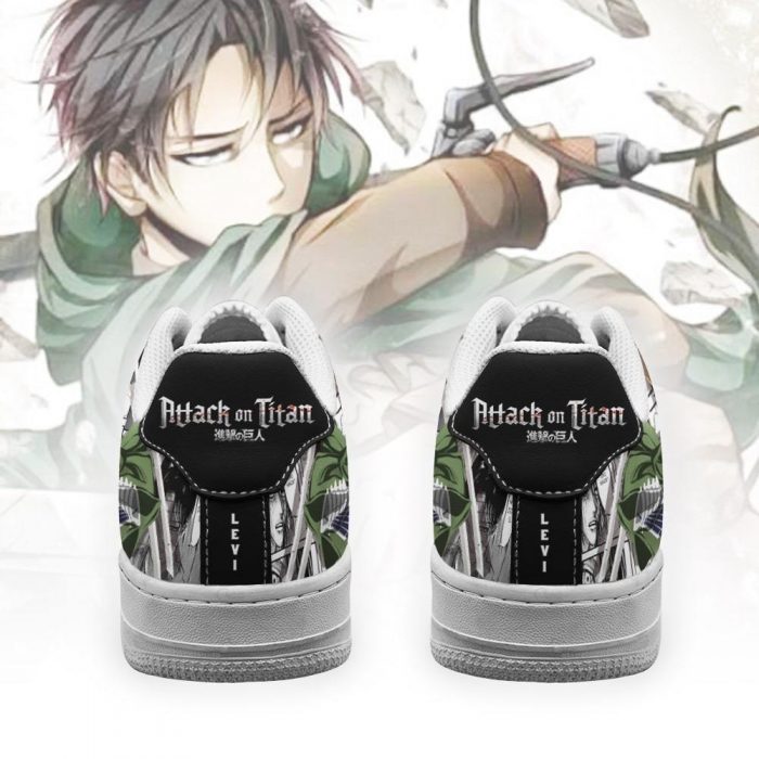 aot levi air force sneakers attack on titan anime shoes mixed manga gearanime 3 - Attack On Titan Merch