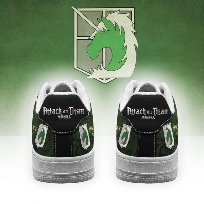 aot military slogan air force sneakers attack on titan anime shoes gearanime 3 - Attack On Titan Merch
