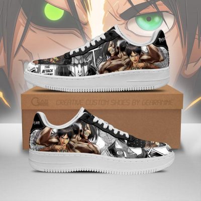 aot titan eren air force sneakers attack on titan anime manga shoes gearanime - Attack On Titan Merch