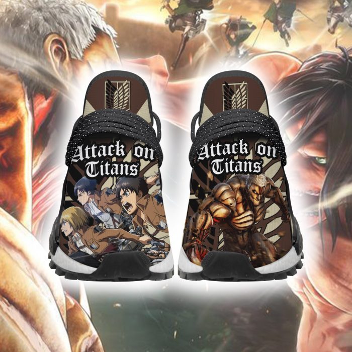 attack on titan nmd shoes characters custom anime sneakers gearanime 2 - Attack On Titan Merch