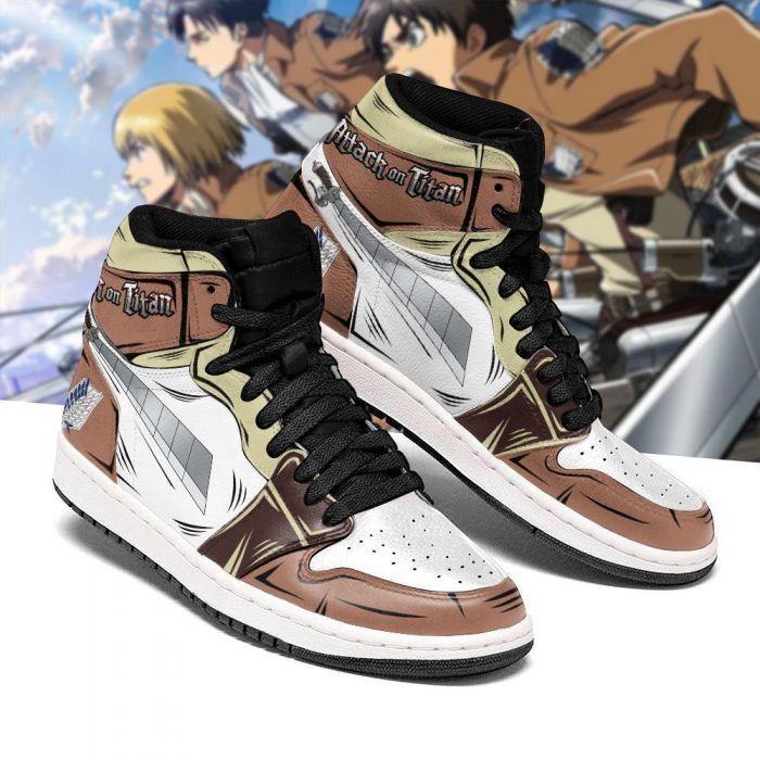 attack on titan sword jordan sneakers aot anime sneakers gearanime 2 - Attack On Titan Merch