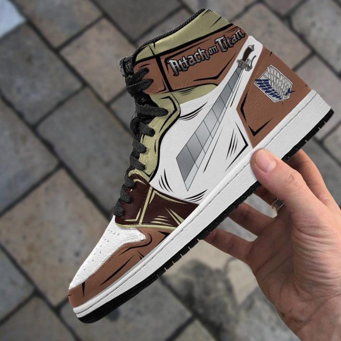 attack on titan sword jordan sneakers aot anime sneakers gearanime 4 - Attack On Titan Merch