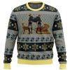 eren yeager and levi ackerman premium ugly christmas sweater 321836 - Attack On Titan Merch