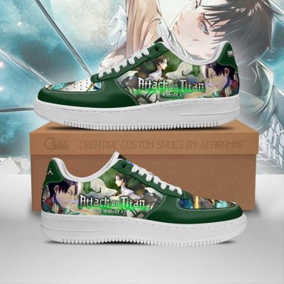levi ackerman attack on titan air force sneakers aot anime shoes gearanime - Attack On Titan Merch