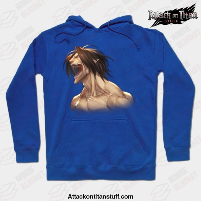 attack on titan best anime hoodie blue s 124 - Attack On Titan Merch