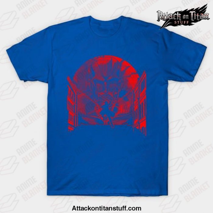 attack on titan that day t shirt blue s 969 - Attack On Titan Merch
