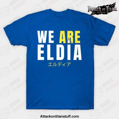 eldia attack on titan t shirt blue s 658 - Attack On Titan Merch