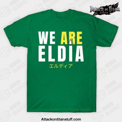 eldia attack on titan t shirt green s 259 - Attack On Titan Merch
