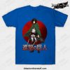 mikasa t shirt blue s 449 - Attack On Titan Merch