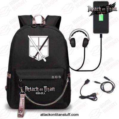 2021 attack on titan backpack cosplay ivory one size other 525 1 - Attack On Titan Merch