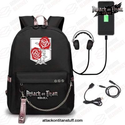 2021 attack on titan backpack cosplay red one size other 497 1 - Attack On Titan Merch