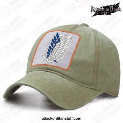 2021 attack on titan baseball cap khaki 6 507 1 - Attack On Titan Merch