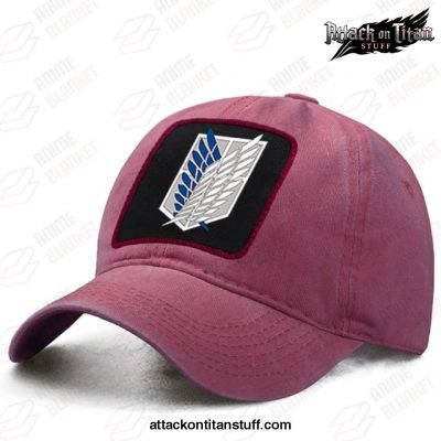 2021 attack on titan baseball cap wine red 140 1 - Attack On Titan Merch