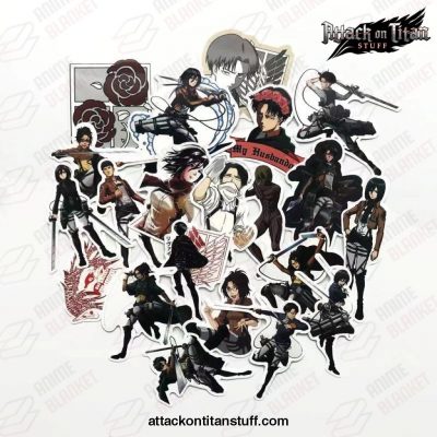 42pcslot attack on titan stickers for phone luggage laptop bicycle decal sticker 460 1 - Attack On Titan Merch
