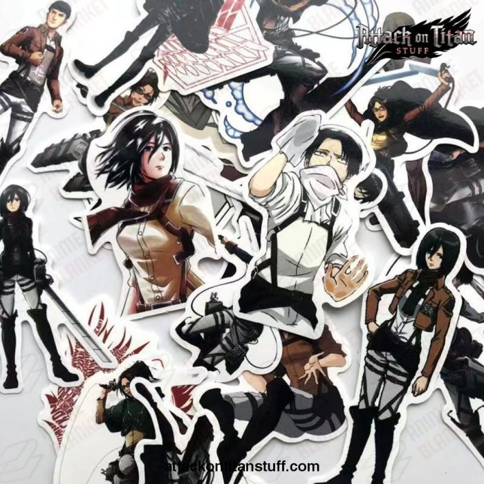 42pcslot attack on titan stickers for phone luggage laptop bicycle decal sticker 551 1 - Attack On Titan Merch