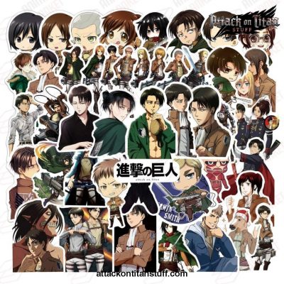 50pcslot attack on titan waterproof stickers 949 1 - Attack On Titan Merch