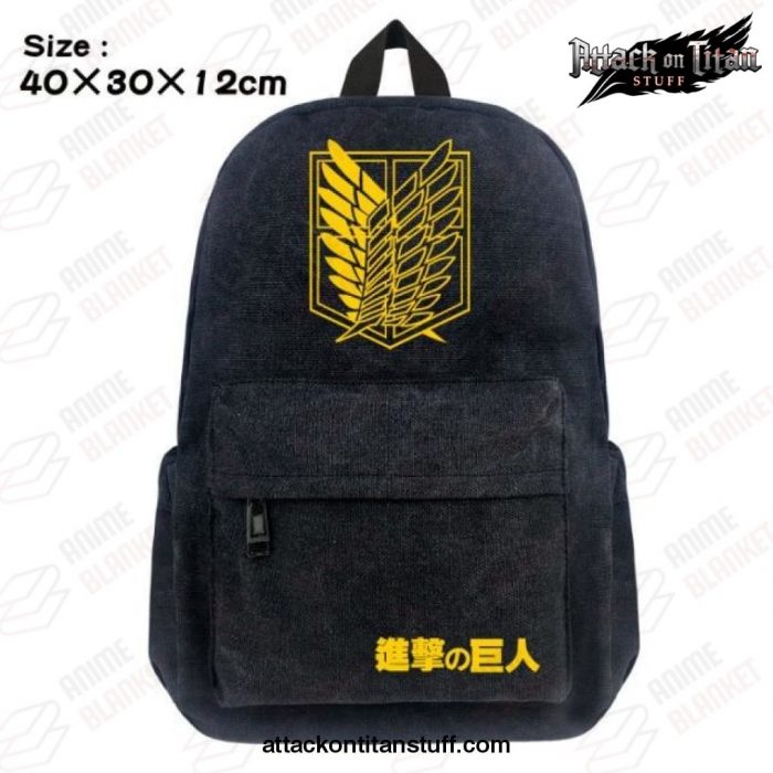 attack on titan scouting legion canvas backpacks style 1 596 1 - Attack On Titan Merch