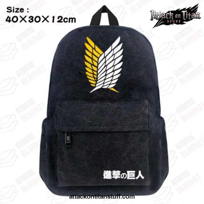 attack on titan scouting legion canvas backpacks style 2 656 1 - Attack On Titan Merch