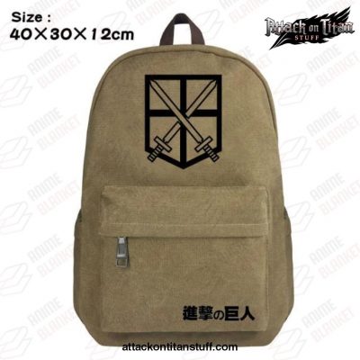 attack on titan scouting legion canvas backpacks style 4 352 1 - Attack On Titan Merch