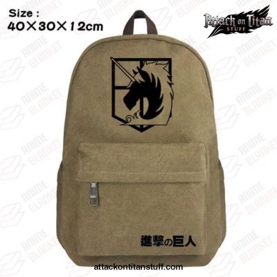 attack on titan scouting legion canvas backpacks style 6 108 1 - Attack On Titan Merch