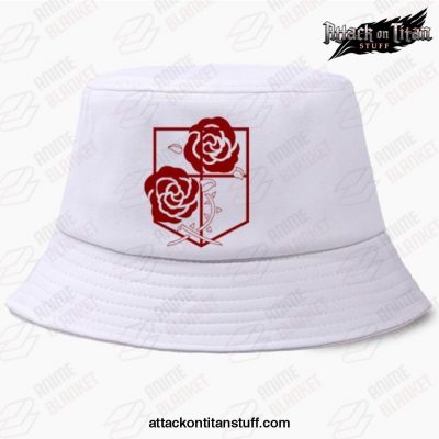 attack on titan stationary guard bucket hat white 56 58 cm 360 1 - Attack On Titan Merch