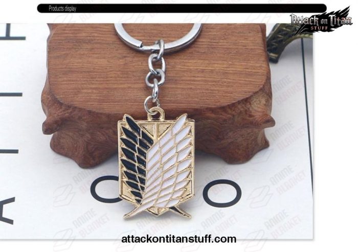 attack on titan wings of liberty keychain rings 732 1 - Attack On Titan Merch