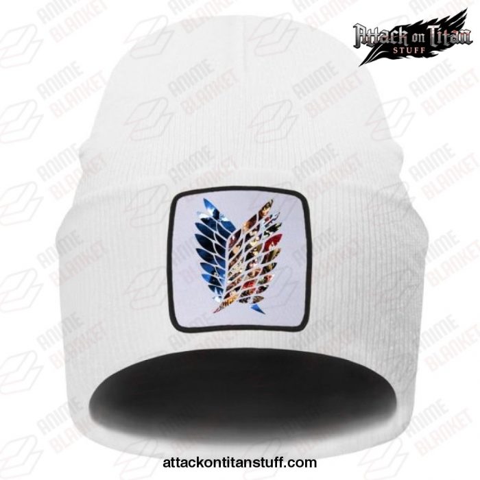 attack on titan winter knitted hat 2021 white 944 1 - Attack On Titan Merch