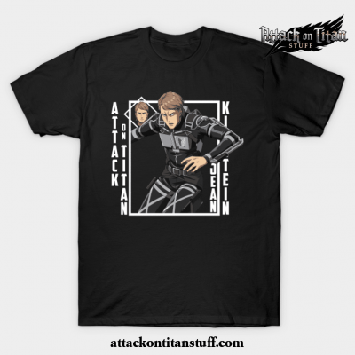 attack on titan jean kirstein t shirt black s 629 - Attack On Titan Merch