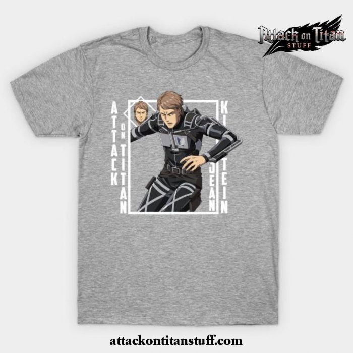 attack on titan jean kirstein t shirt gray s 520 - Attack On Titan Merch