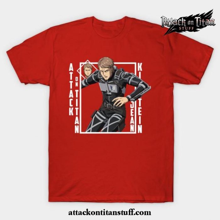 attack on titan jean kirstein t shirt red s 271 - Attack On Titan Merch