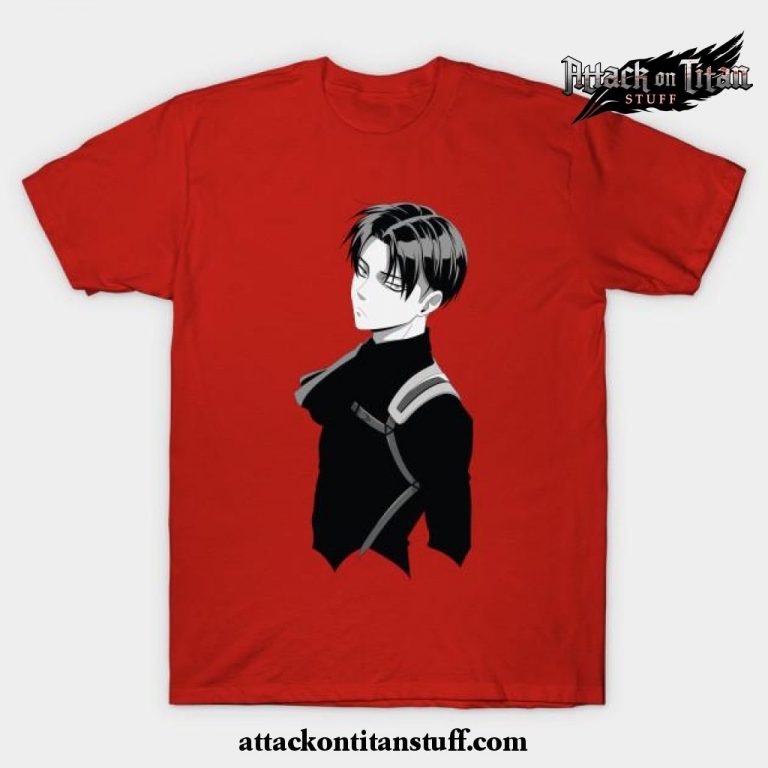 Black Levi Ackerman T Shirt Attack On Titan Stuff 1904