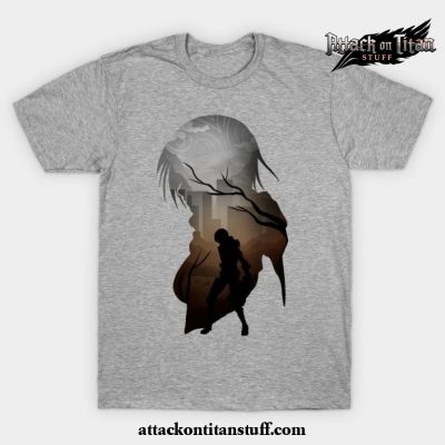 mikasa aot t shirt gray s 776 - Attack On Titan Merch