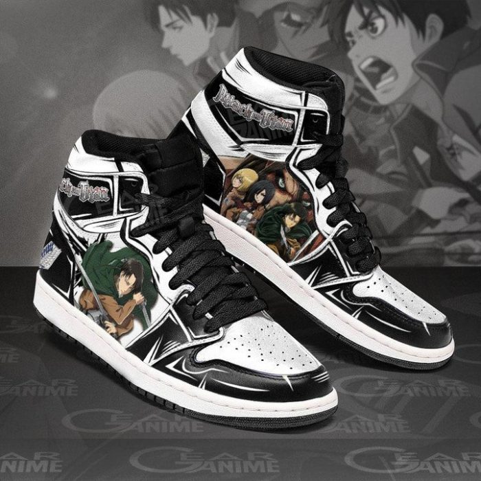 attack on titan jordans
