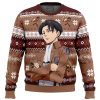 Levi Ackerman Attack on Titan men sweatshirt FRONT mockup - Attack On Titan Merch