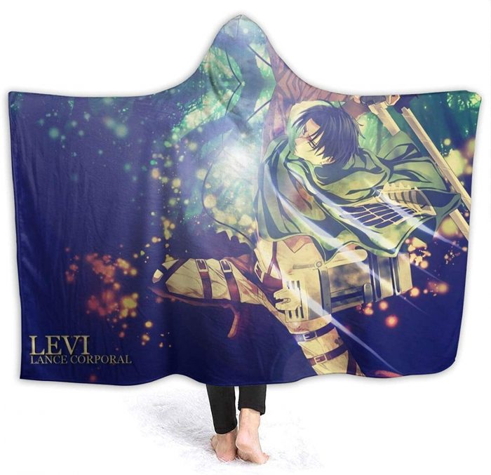 attack on titan hooded blanket anime blankets 2 - Attack On Titan Merch