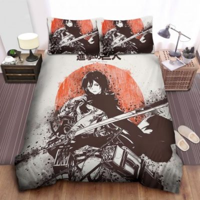 attack on titan mikasa ackerman cool drawing bed sheet spread comforter duvet cover bedding sets 1621835372 510x510 1 - Attack On Titan Merch