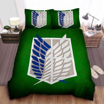 attack on titan the wings of freedom bed sheet spread comforter duvet cover bedding sets 1621834767 510x510 1 - Attack On Titan Merch