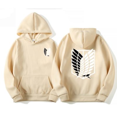 Attack on Titan Men s Hoodie Anime Hoodies Men Women Streetwear Pullover Harajuku Shingeki no Kyojin 2 - Attack On Titan Merch