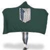 Wings of Feedom Attack on Titans Hooded Blanket MAIN Mockup - Attack On Titan Merch