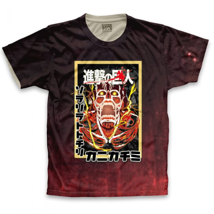 colossal Shirt Crew Men Front 2a - Attack On Titan Merch