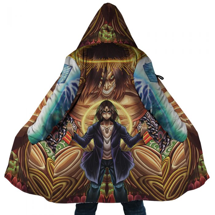 eren Hooded Cloak Coat main - Attack On Titan Merch