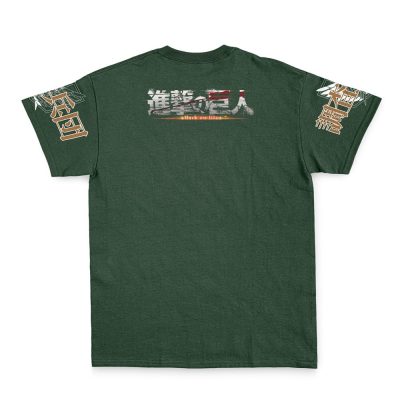 eren Streetwear T Shirt Back - Attack On Titan Merch