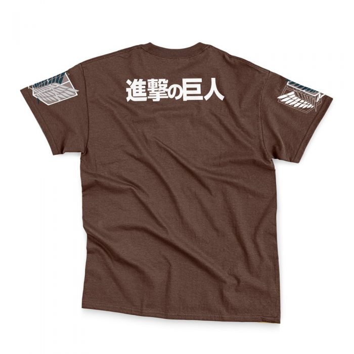 lev1 Streetwear T Shirt Back wrinkly - Attack On Titan Merch